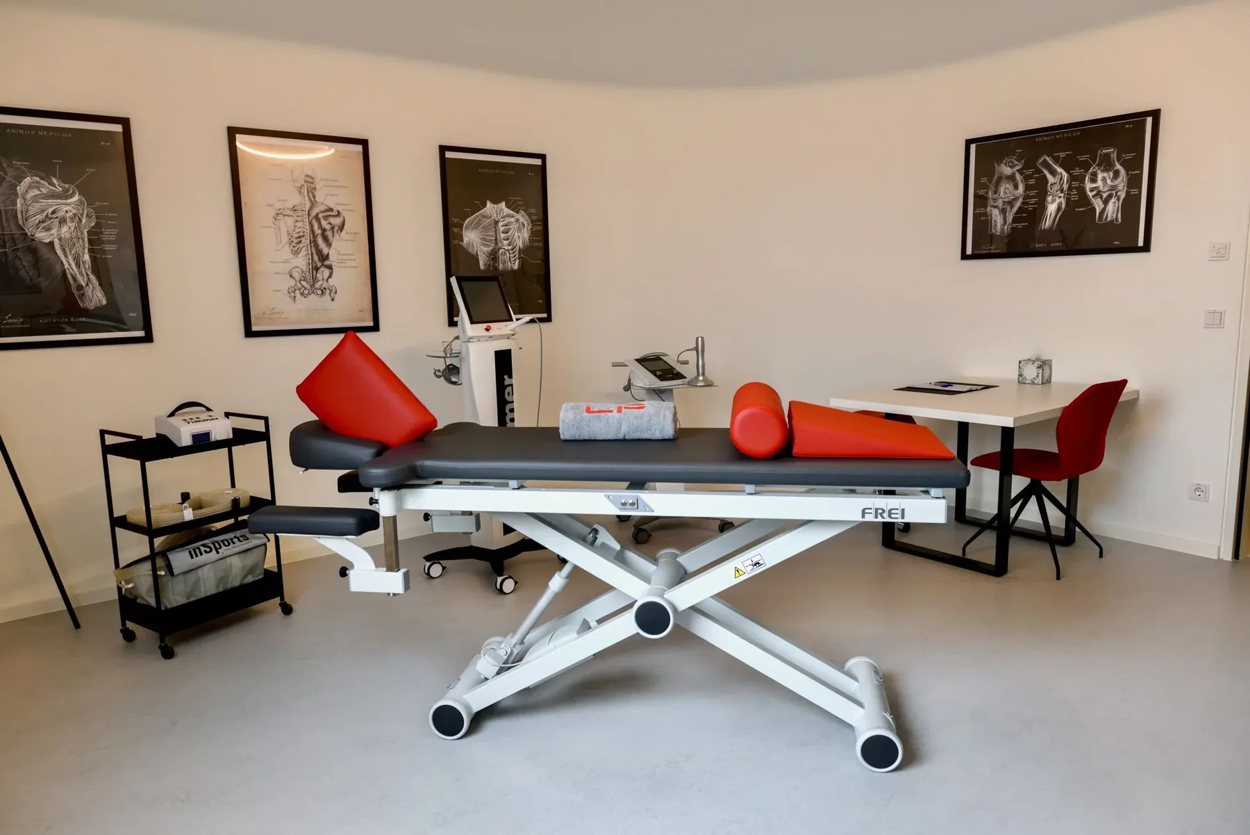 Behandlungsbereich der Physiotherapiepraxis in Schwaz